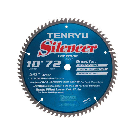 TENRYU SILENCER SAWBLD 10""X72T SL-25572